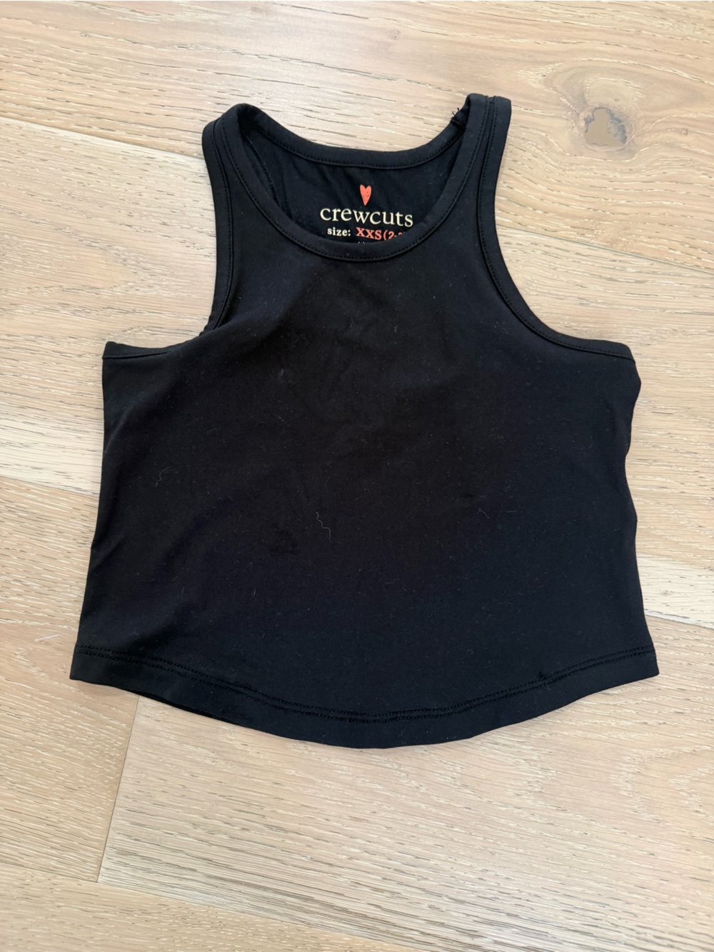 Crewcuts Black Girls' Ribbed Tank Top